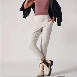 Athleta Brooklyn ankle pant light tan